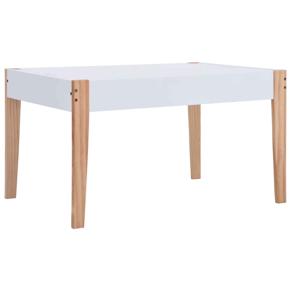 3 Piece Kids Storage Chalkboard Table Chair Set Black and White- Baby & Toddler Furniture Sets - HomeShopIreland - Home Shop Ireland - Baby & Toddler Furniture Sets - 3 Piece Kids Storage Chalkboard Table Chair Set Black and White