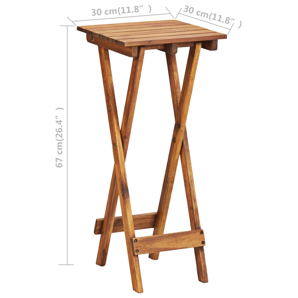 Plant Stand 30x30x67 cm Solid Acacia Wood- Plant Stands - HomeShopIreland - Home Shop Ireland - Plant Stands - Plant Stand 30x30x67 cm Solid Acacia Wood