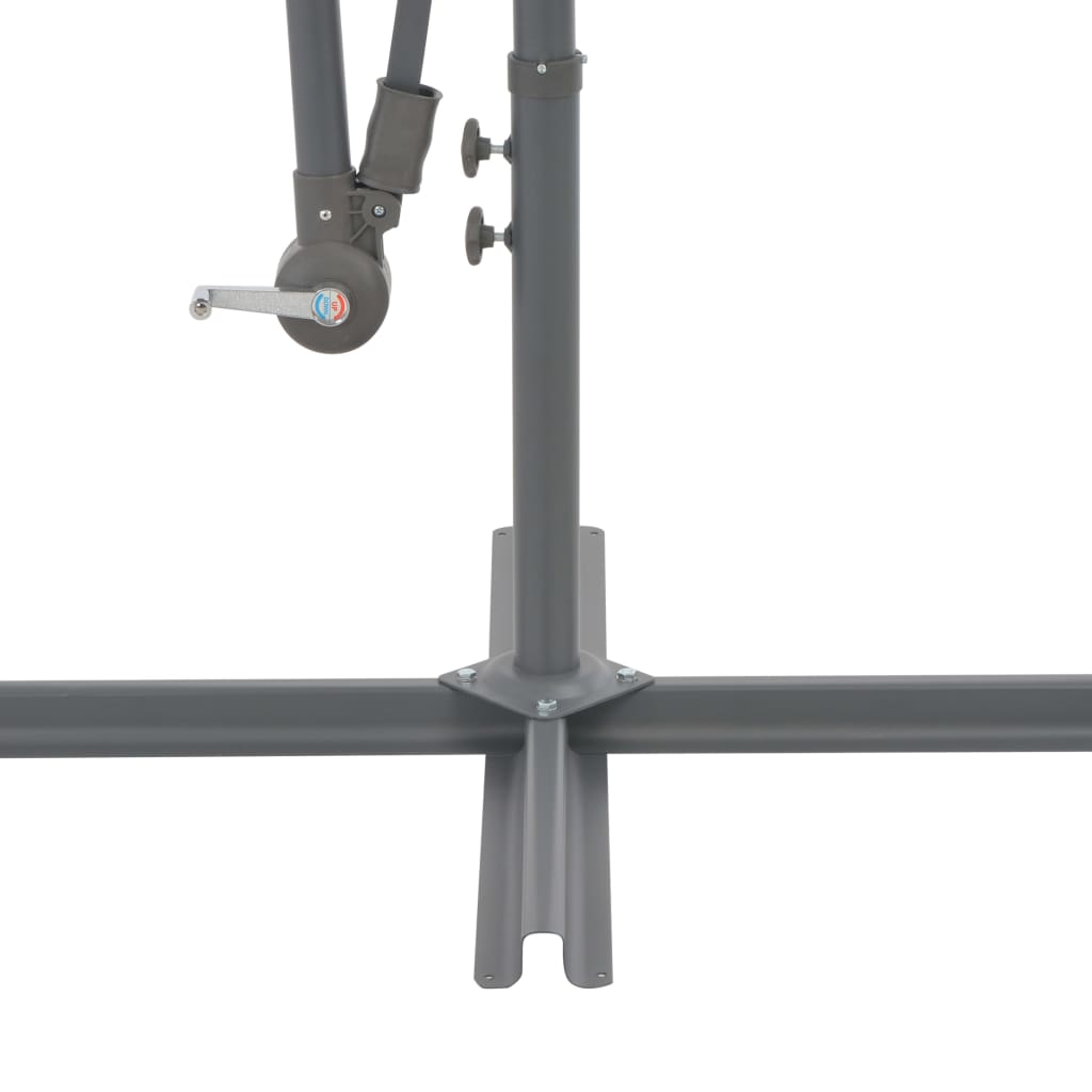 Cantilever Umbrella with Aluminium Pole 350 cm Blue- Outdoor Umbrellas & Sunshades - HomeShopIreland - Home Shop Ireland - Outdoor Umbrellas & Sunshades - Cantilever Umbrella with Aluminium Pole 350 cm Blue