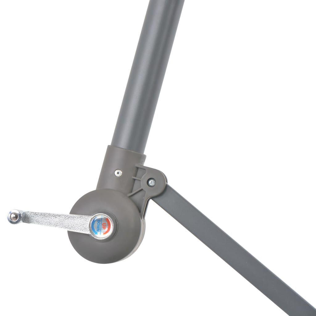 Cantilever Umbrella with Aluminium Pole 350 cm Blue- Outdoor Umbrellas & Sunshades - HomeShopIreland - Home Shop Ireland - Outdoor Umbrellas & Sunshades - Cantilever Umbrella with Aluminium Pole 350 cm Blue