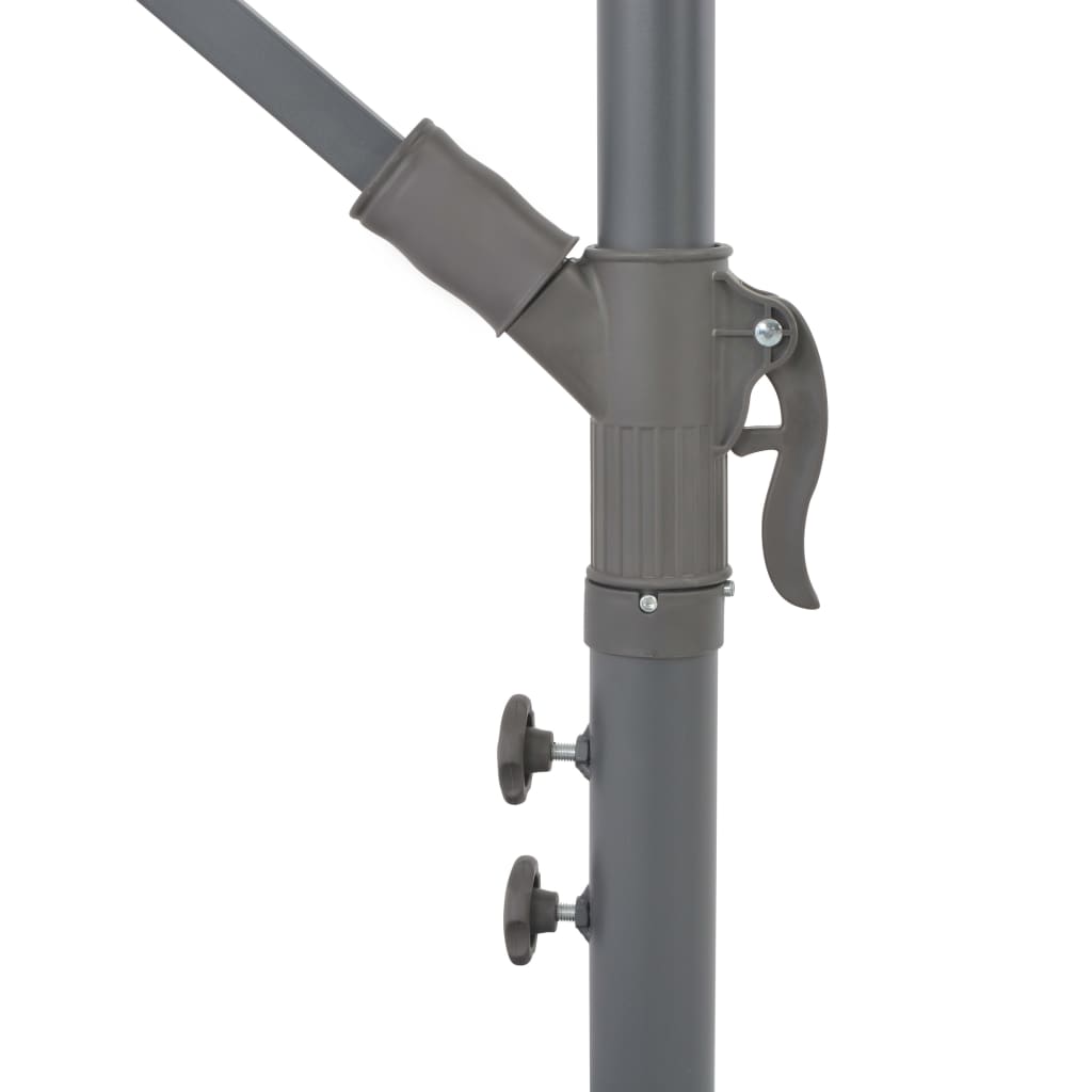 Cantilever Umbrella with Aluminium Pole 350 cm Blue- Outdoor Umbrellas & Sunshades - HomeShopIreland - Home Shop Ireland - Outdoor Umbrellas & Sunshades - Cantilever Umbrella with Aluminium Pole 350 cm Blue