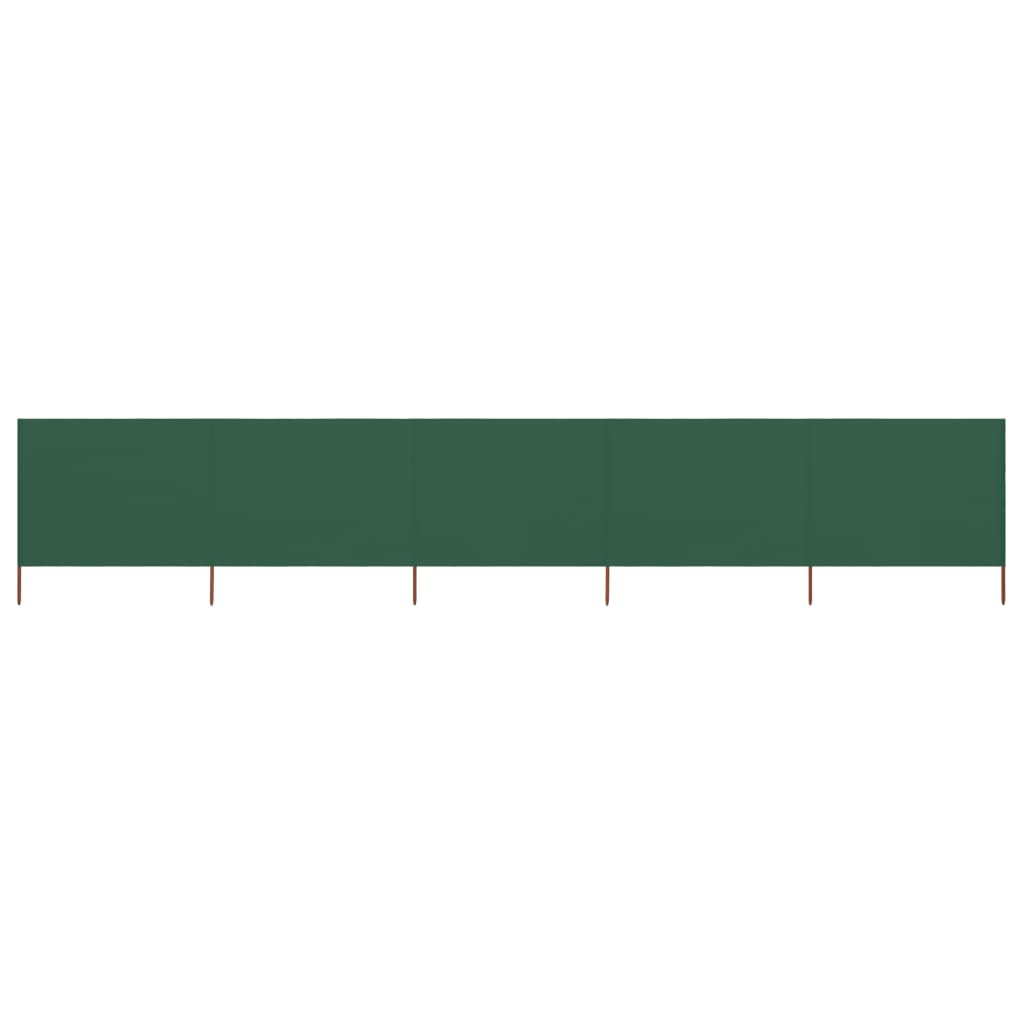 5-panel Wind Screen Fabric 600x120 cm Green- Outdoor Umbrellas & Sunshades - HomeShopIreland - Home Shop Ireland - Outdoor Umbrellas & Sunshades - 5-panel Wind Screen Fabric 600x120 cm Green
