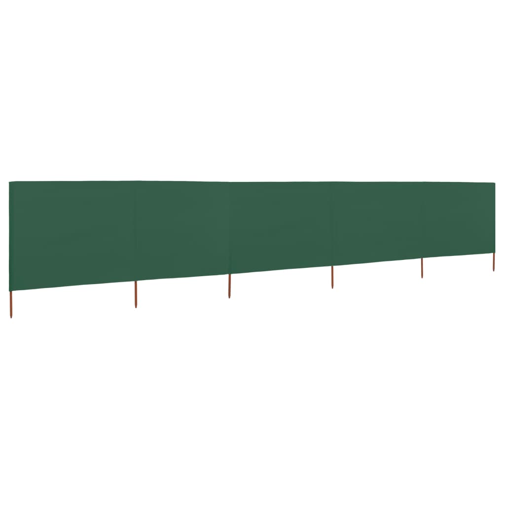 5-panel Wind Screen Fabric 600x120 cm Green- Outdoor Umbrellas & Sunshades - HomeShopIreland - Home Shop Ireland - Outdoor Umbrellas & Sunshades - 5-panel Wind Screen Fabric 600x120 cm Green