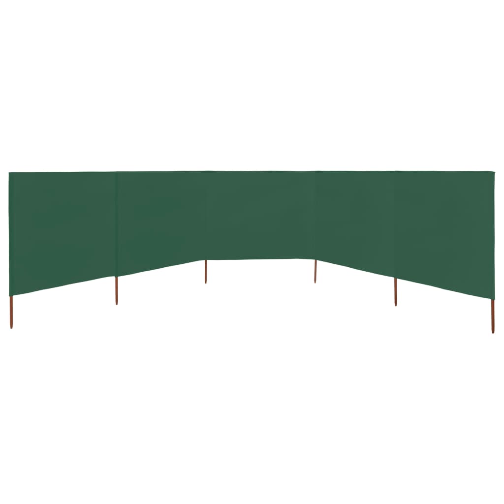 5-panel Wind Screen Fabric 600x120 cm Green- Outdoor Umbrellas & Sunshades - HomeShopIreland - Home Shop Ireland - Outdoor Umbrellas & Sunshades - 5-panel Wind Screen Fabric 600x120 cm Green
