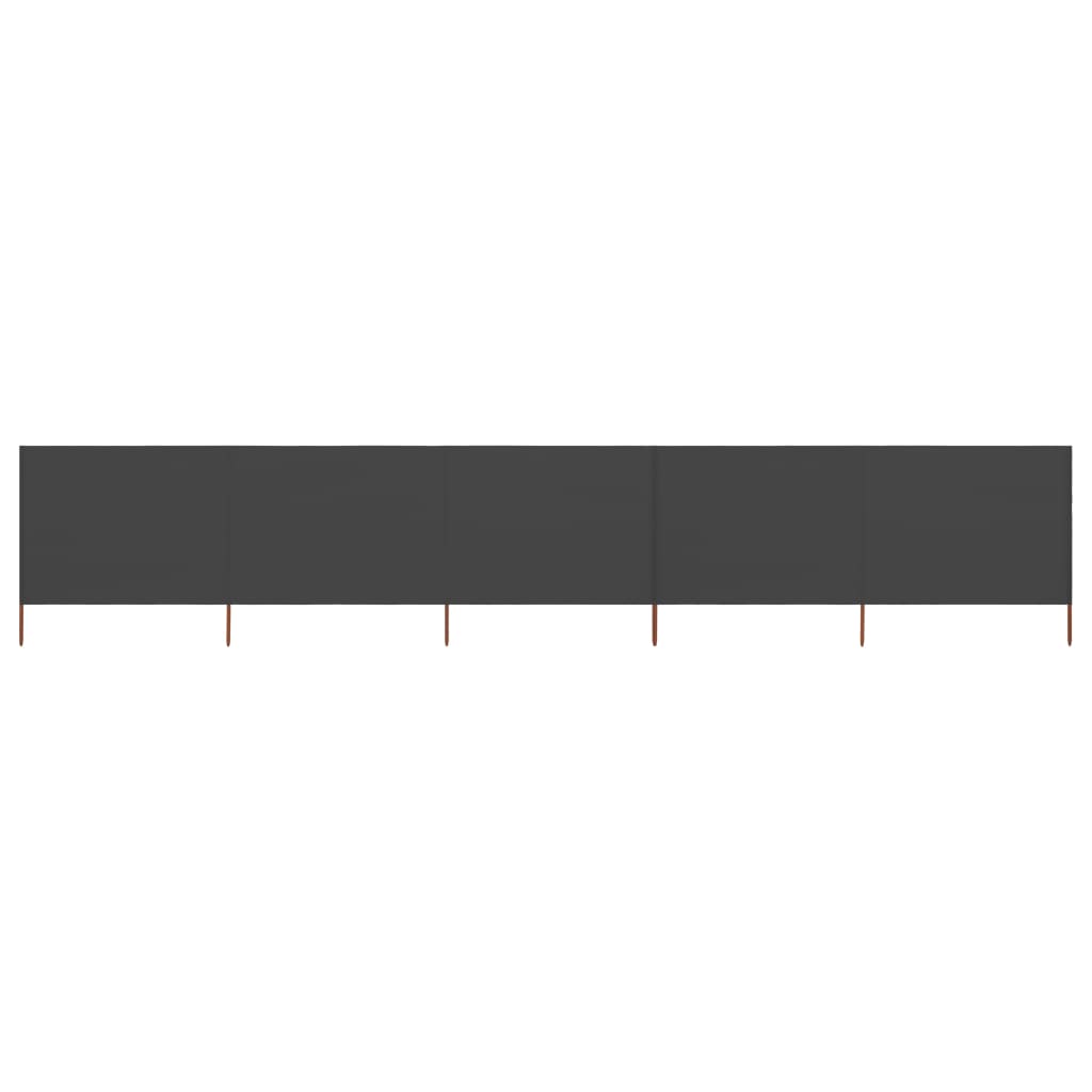 5-panel Wind Screen Fabric 600x120 cm Anthracite- Outdoor Umbrellas & Sunshades - HomeShopIreland - Home Shop Ireland - Outdoor Umbrellas & Sunshades - 5-panel Wind Screen Fabric 600x120 cm Anthracite