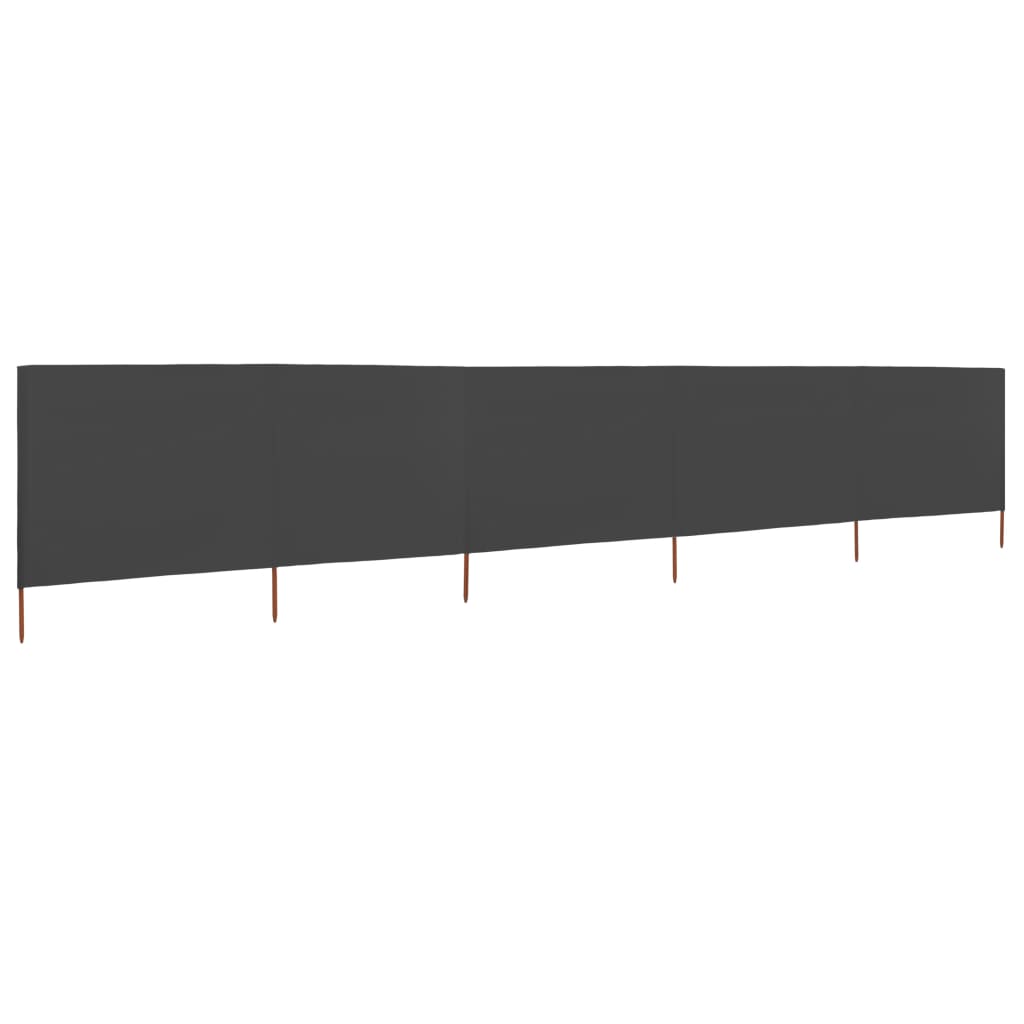 5-panel Wind Screen Fabric 600x120 cm Anthracite- Outdoor Umbrellas & Sunshades - HomeShopIreland - Home Shop Ireland - Outdoor Umbrellas & Sunshades - 5-panel Wind Screen Fabric 600x120 cm Anthracite