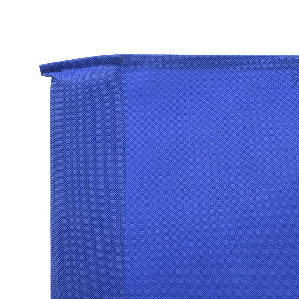 5-panel Wind Screen Fabric 600x160 cm Azure Blue- Outdoor Umbrellas & Sunshades - HomeShopIreland - Home Shop Ireland - Outdoor Umbrellas & Sunshades - 5-panel Wind Screen Fabric 600x160 cm Azure Blue