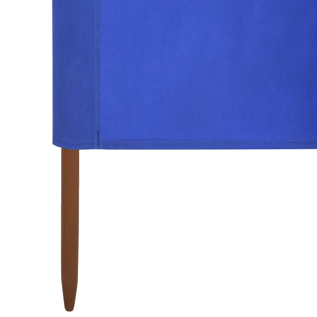5-panel Wind Screen Fabric 600x160 cm Azure Blue- Outdoor Umbrellas & Sunshades - HomeShopIreland - Home Shop Ireland - Outdoor Umbrellas & Sunshades - 5-panel Wind Screen Fabric 600x160 cm Azure Blue