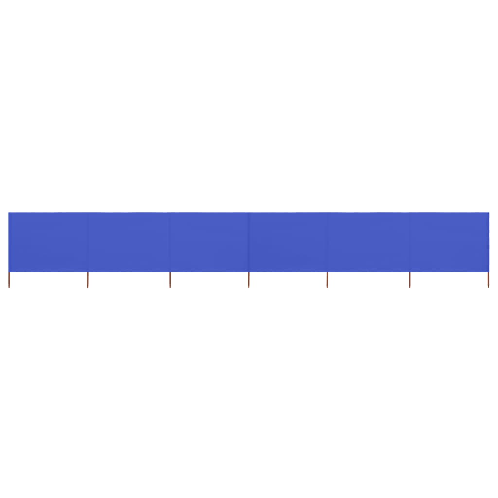 6-panel Wind Screen Fabric 800x80 cm Azure Blue- Outdoor Umbrellas & Sunshades - HomeShopIreland - Home Shop Ireland - Outdoor Umbrellas & Sunshades - 6-panel Wind Screen Fabric 800x80 cm Azure Blue