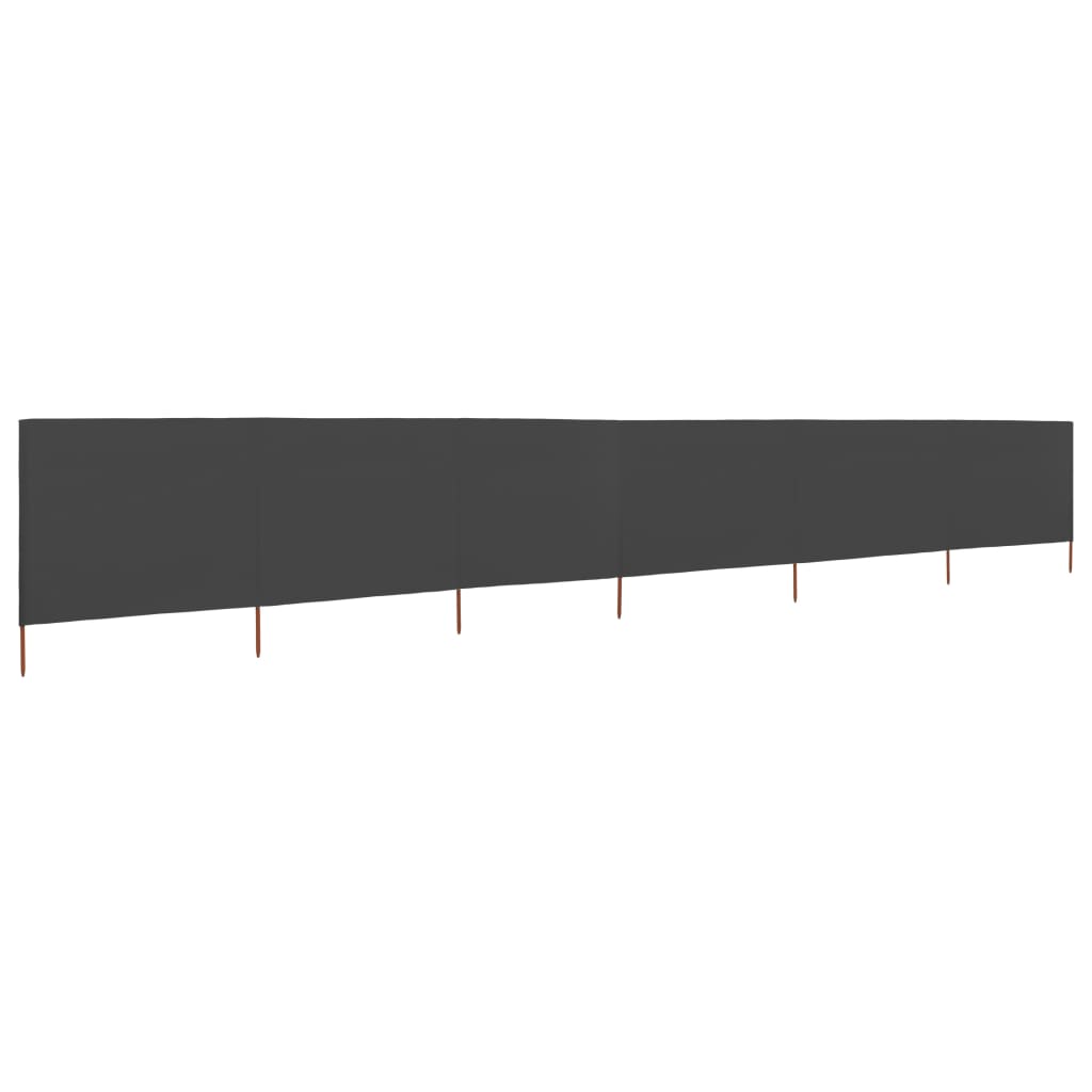 6-panel Wind Screen Fabric 800x160 cm Anthracite- Outdoor Umbrellas & Sunshades - HomeShopIreland - Home Shop Ireland - Outdoor Umbrellas & Sunshades - 6-panel Wind Screen Fabric 800x160 cm Anthracite