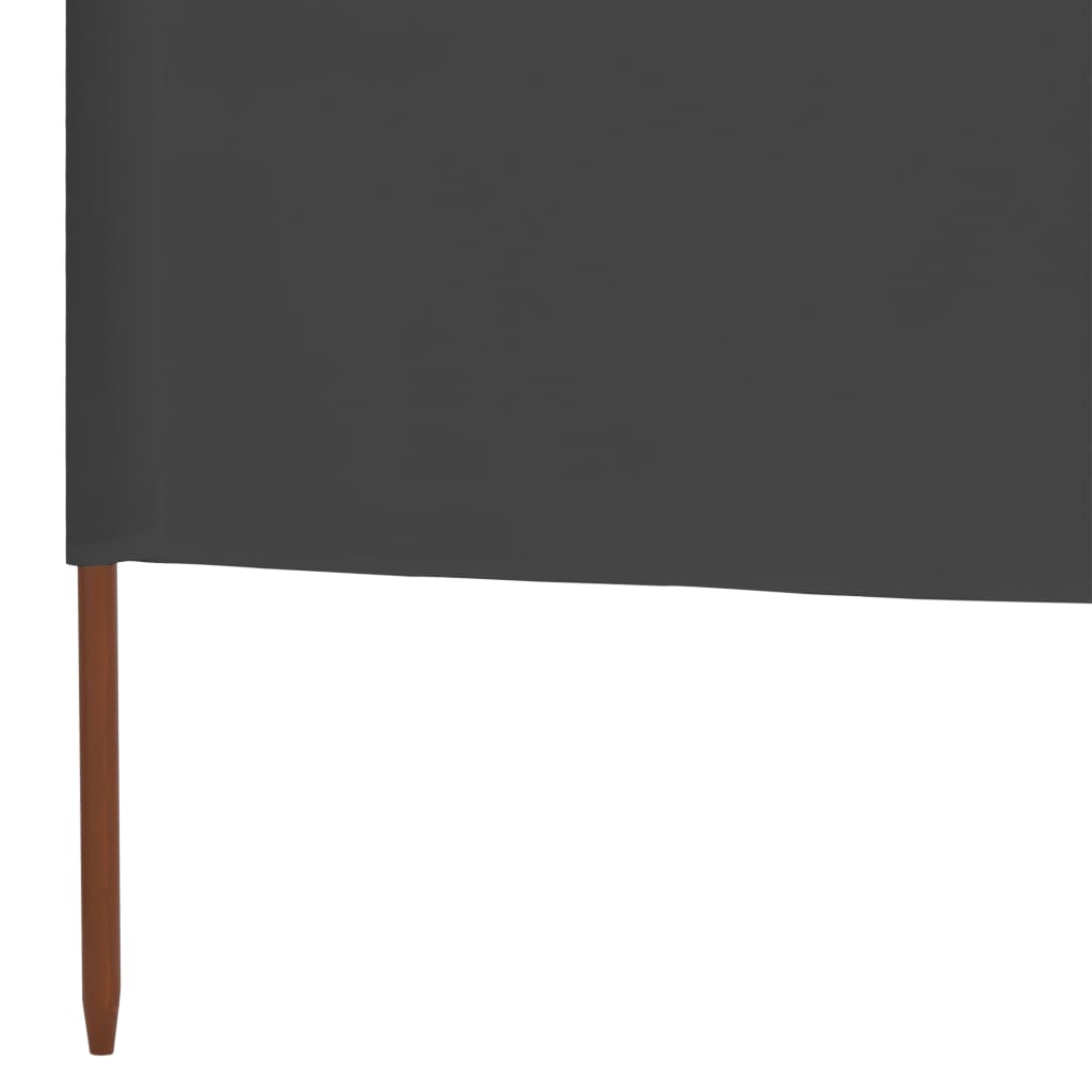 6-panel Wind Screen Fabric 800x160 cm Anthracite- Outdoor Umbrellas & Sunshades - HomeShopIreland - Home Shop Ireland - Outdoor Umbrellas & Sunshades - 6-panel Wind Screen Fabric 800x160 cm Anthracite