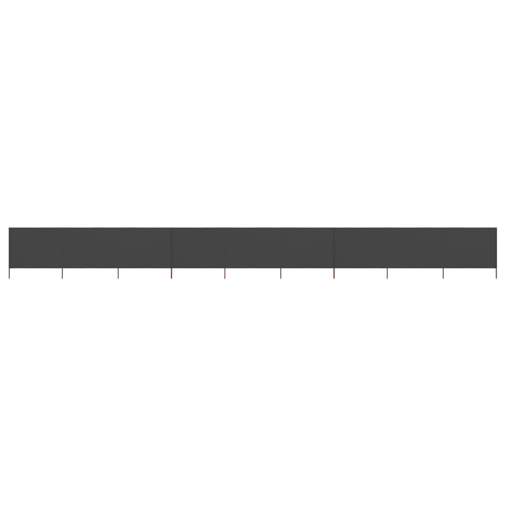 9-panel Wind Screen Fabric 1200x160 cm Anthracite- Outdoor Umbrellas & Sunshades - HomeShopIreland - Home Shop Ireland - Outdoor Umbrellas & Sunshades - 9-panel Wind Screen Fabric 1200x160 cm Anthracite