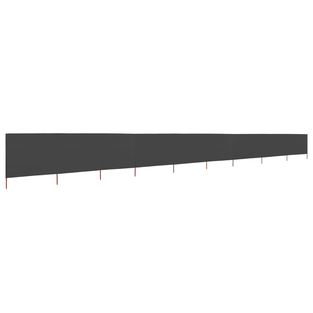 9-panel Wind Screen Fabric 1200x160 cm Anthracite- Outdoor Umbrellas & Sunshades - HomeShopIreland - Home Shop Ireland - Outdoor Umbrellas & Sunshades - 9-panel Wind Screen Fabric 1200x160 cm Anthracite