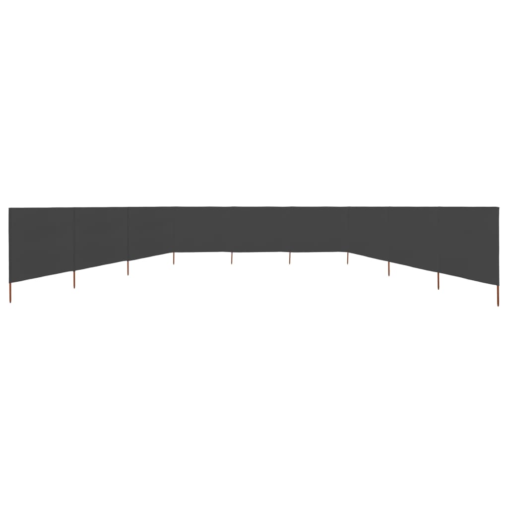 9-panel Wind Screen Fabric 1200x160 cm Anthracite- Outdoor Umbrellas & Sunshades - HomeShopIreland - Home Shop Ireland - Outdoor Umbrellas & Sunshades - 9-panel Wind Screen Fabric 1200x160 cm Anthracite