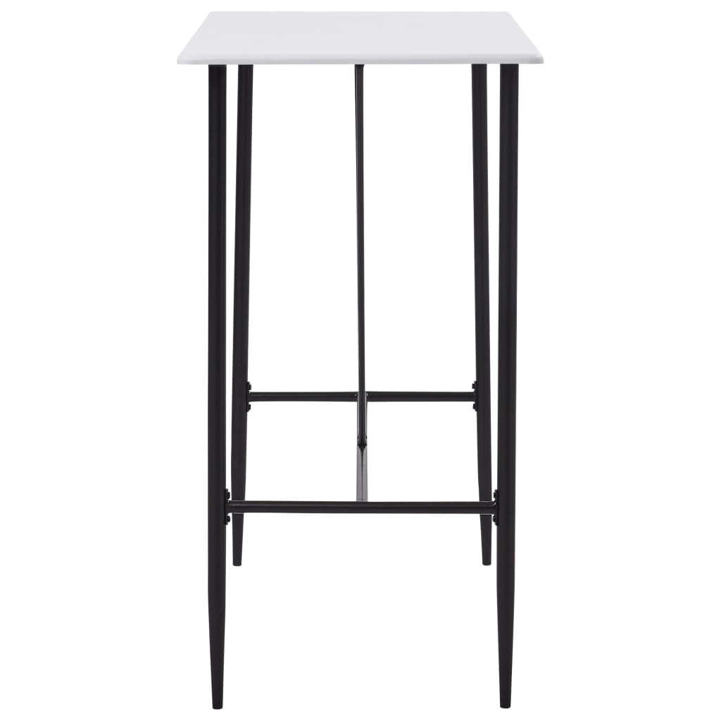 Bar Table White 120x60x110 cm MDF- Kitchen & Dining Room Tables - HomeShopIreland - Home Shop Ireland - Kitchen & Dining Room Tables - Bar Table White 120x60x110 cm MDF