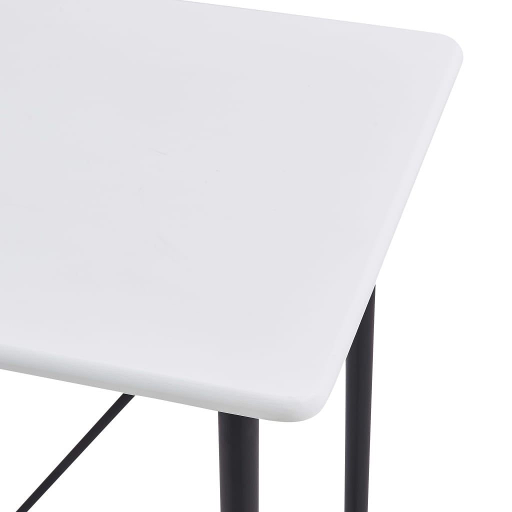 Bar Table White 120x60x110 cm MDF- Kitchen & Dining Room Tables - HomeShopIreland - Home Shop Ireland - Kitchen & Dining Room Tables - Bar Table White 120x60x110 cm MDF