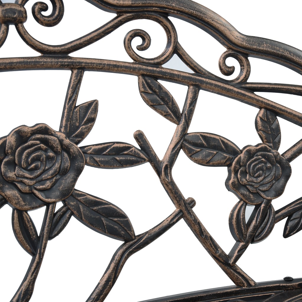 Bistro Bench 100cm Bronze Cast Aluminium- Outdoor Benches - HomeShopIreland - Home Shop Ireland - Outdoor Benches - Bistro Bench 100cm Bronze Cast Aluminium