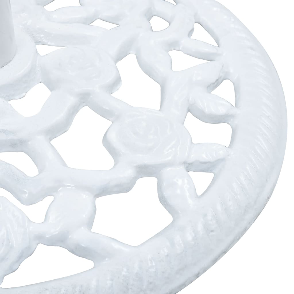 Umbrella Base White 12 kg 48 cm Cast Iron- Outdoor Umbrella Bases - HomeShopIreland - Home Shop Ireland - Outdoor Umbrella Bases - Umbrella Base White 12 kg 48 cm Cast Iron