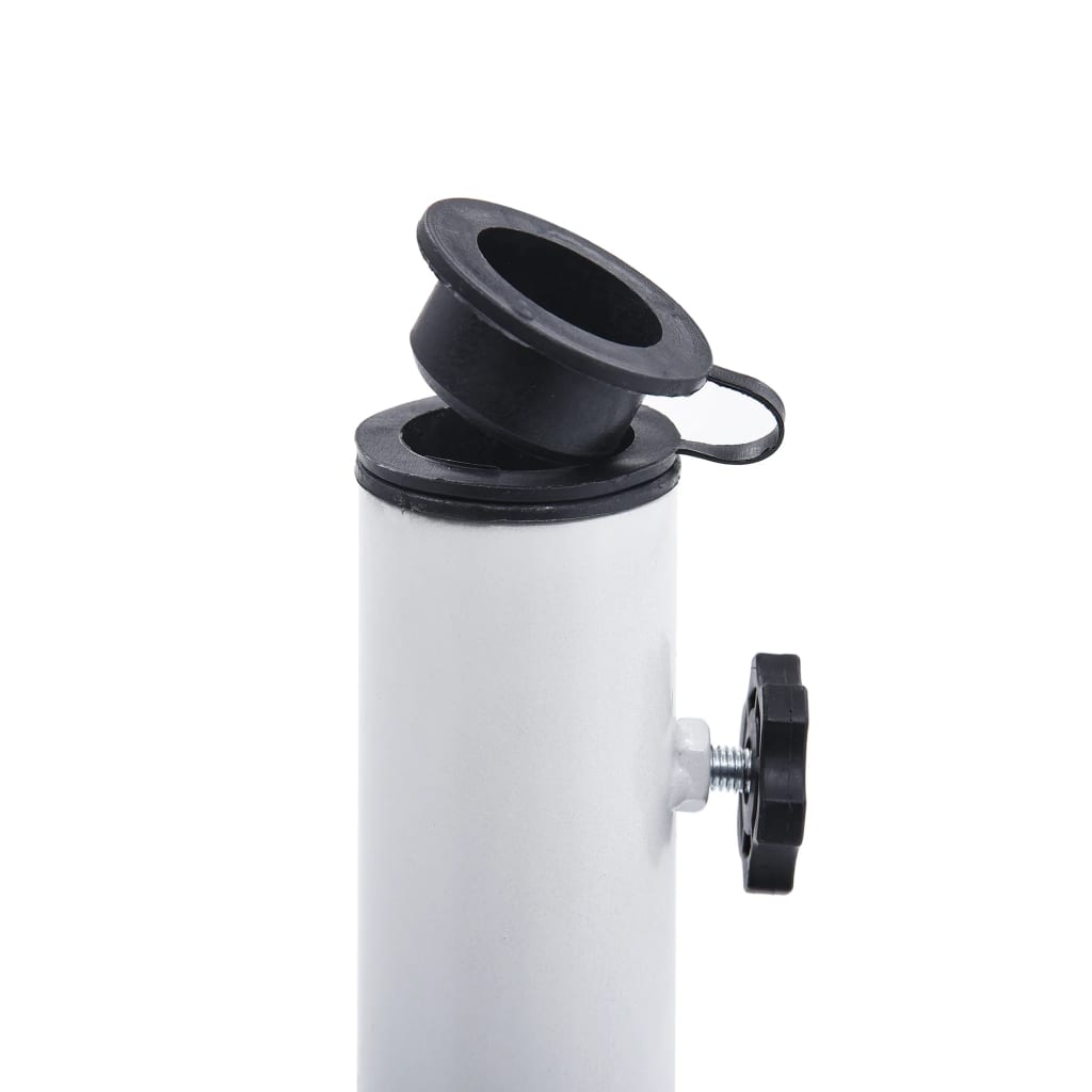 Umbrella Base White 12 kg 48 cm Cast Iron- Outdoor Umbrella Bases - HomeShopIreland - Home Shop Ireland - Outdoor Umbrella Bases - Umbrella Base White 12 kg 48 cm Cast Iron