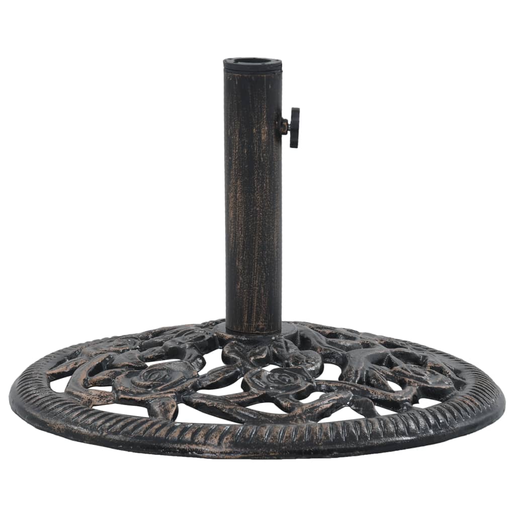 Umbrella Base Bronze 12 kg 48 cm Cast Iron- Outdoor Umbrella Bases - HomeShopIreland - Home Shop Ireland - Outdoor Umbrella Bases - Umbrella Base Bronze 12 kg 48 cm Cast Iron