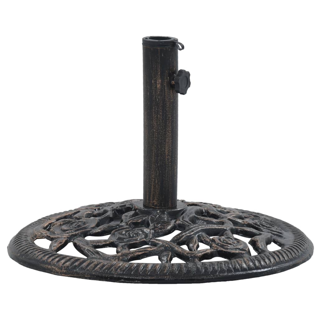 Umbrella Base Bronze 12 kg 48 cm Cast Iron- Outdoor Umbrella Bases - HomeShopIreland - Home Shop Ireland - Outdoor Umbrella Bases - Umbrella Base Bronze 12 kg 48 cm Cast Iron