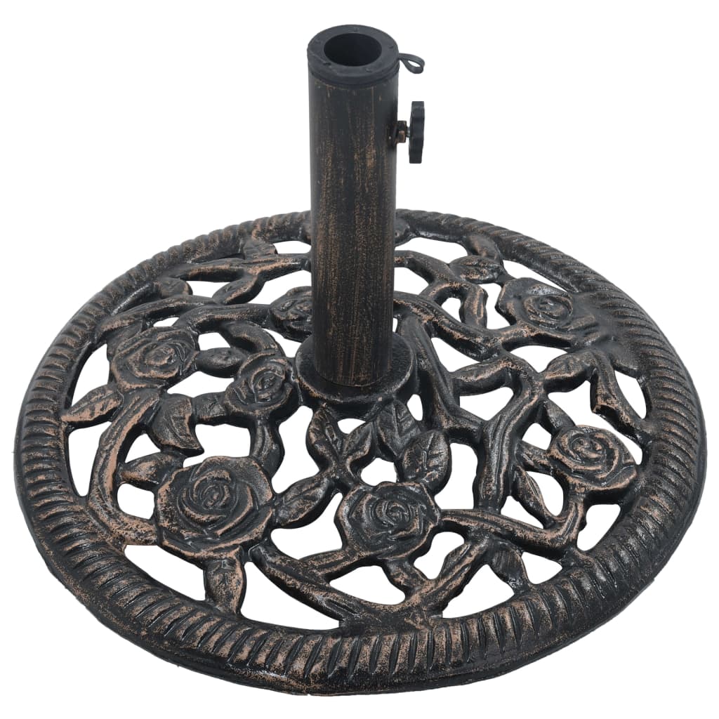 Umbrella Base Bronze 12 kg 48 cm Cast Iron- Outdoor Umbrella Bases - HomeShopIreland - Home Shop Ireland - Outdoor Umbrella Bases - Umbrella Base Bronze 12 kg 48 cm Cast Iron