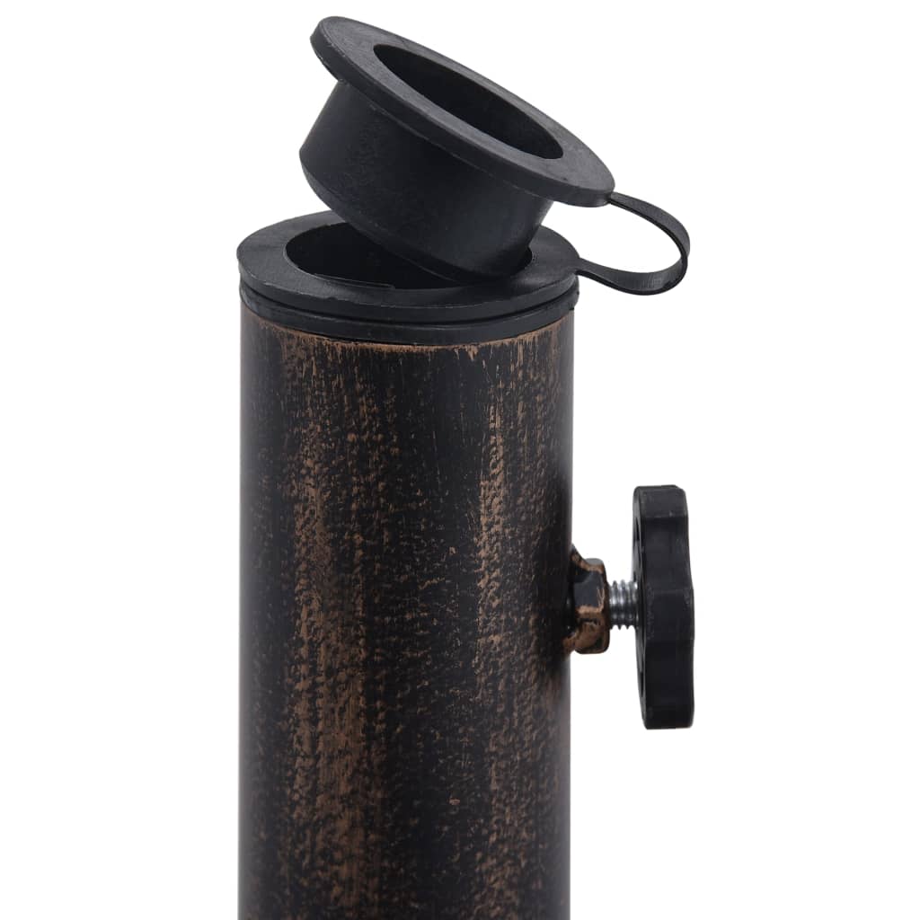 Umbrella Base Bronze 12 kg 48 cm Cast Iron- Outdoor Umbrella Bases - HomeShopIreland - Home Shop Ireland - Outdoor Umbrella Bases - Umbrella Base Bronze 12 kg 48 cm Cast Iron