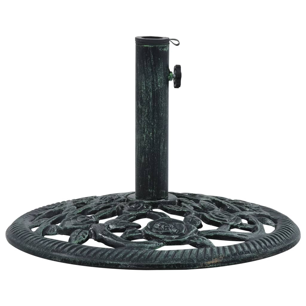 Umbrella Base Green 9 kg 40 cm Cast Iron- Outdoor Umbrella Bases - HomeShopIreland - Home Shop Ireland - Outdoor Umbrella Bases - Umbrella Base Green 9 kg 40 cm Cast Iron