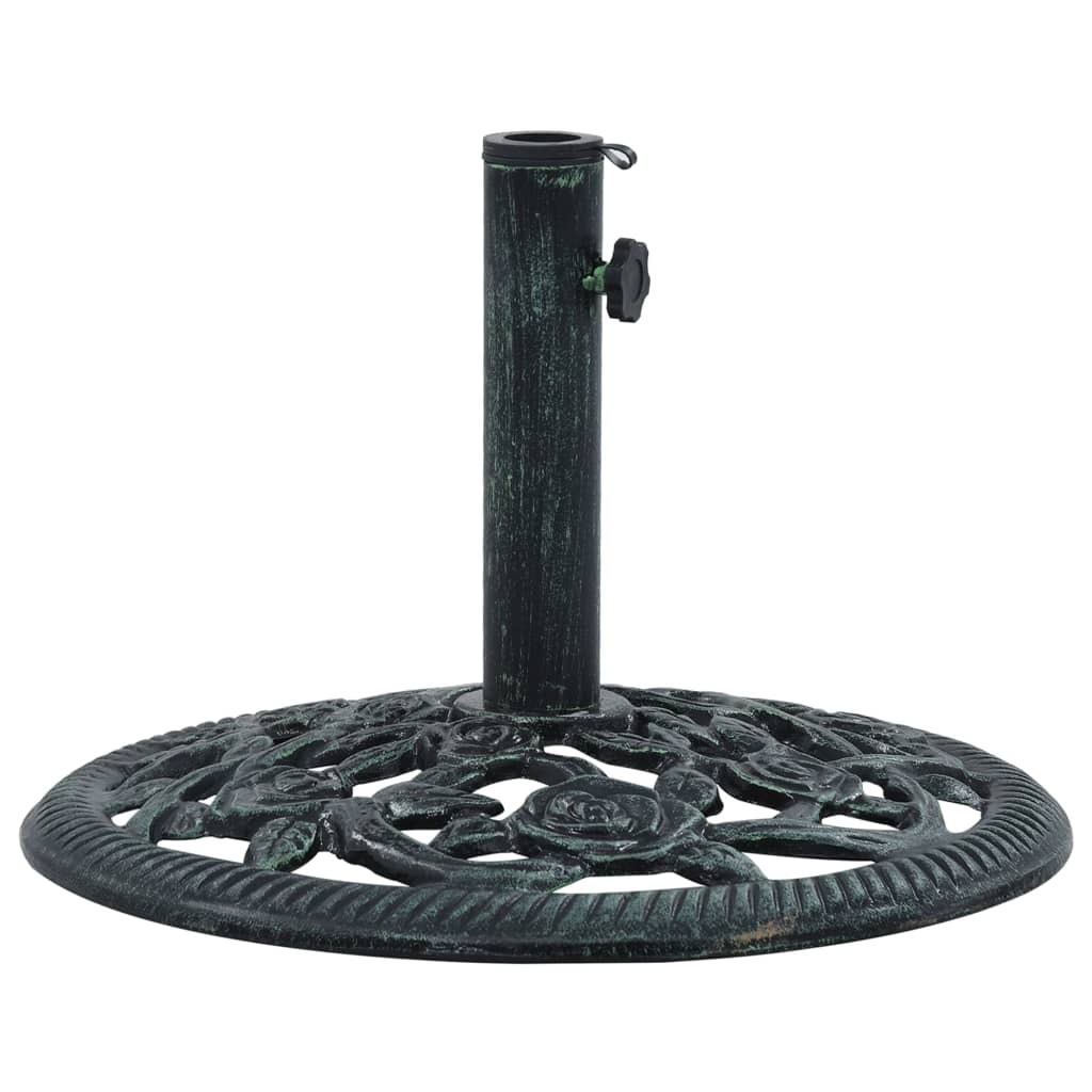 Umbrella Base Green 9 kg 40 cm Cast Iron- Outdoor Umbrella Bases - HomeShopIreland - Home Shop Ireland - Outdoor Umbrella Bases - Umbrella Base Green 9 kg 40 cm Cast Iron