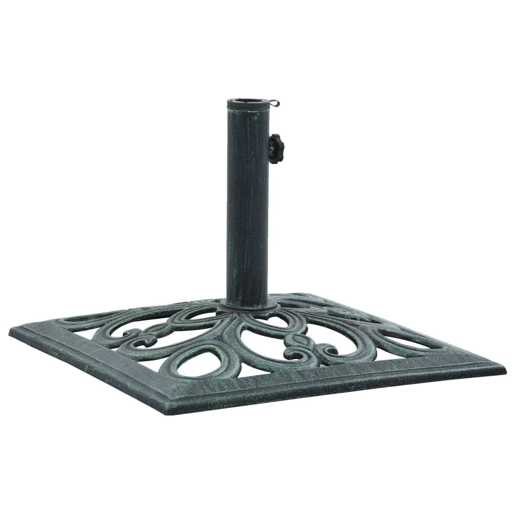 47866 Umbrella Base Green 12 kg 49 cm Cast Iron- Outdoor Umbrella Bases - HomeShopIreland - Home Shop Ireland - Outdoor Umbrella Bases - 47866 Umbrella Base Green 12 kg 49 cm Cast Iron