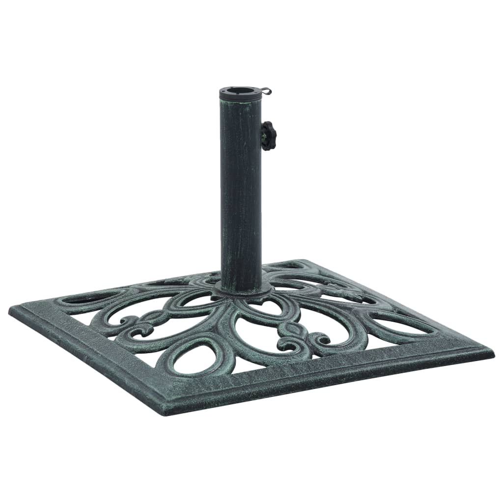 47866 Umbrella Base Green 12 kg 49 cm Cast Iron- Outdoor Umbrella Bases - HomeShopIreland - Home Shop Ireland - Outdoor Umbrella Bases - 47866 Umbrella Base Green 12 kg 49 cm Cast Iron