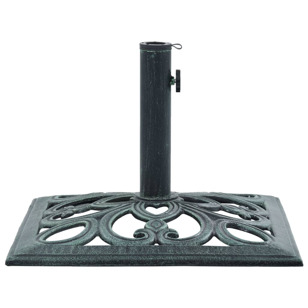 47866 Umbrella Base Green 12 kg 49 cm Cast Iron- Outdoor Umbrella Bases - HomeShopIreland - Home Shop Ireland - Outdoor Umbrella Bases - 47866 Umbrella Base Green 12 kg 49 cm Cast Iron