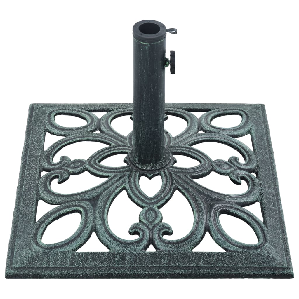 47866 Umbrella Base Green 12 kg 49 cm Cast Iron- Outdoor Umbrella Bases - HomeShopIreland - Home Shop Ireland - Outdoor Umbrella Bases - 47866 Umbrella Base Green 12 kg 49 cm Cast Iron