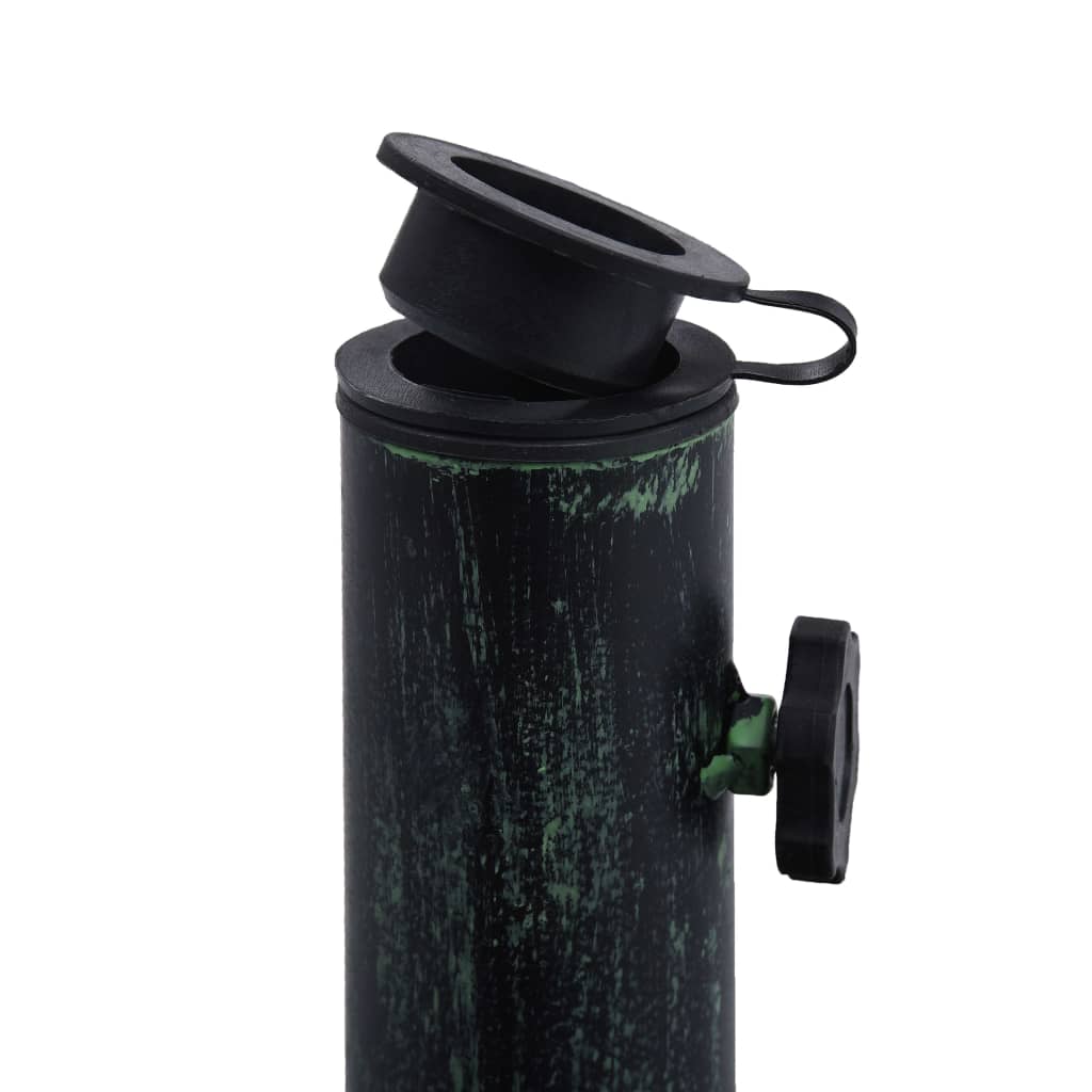 47866 Umbrella Base Green 12 kg 49 cm Cast Iron- Outdoor Umbrella Bases - HomeShopIreland - Home Shop Ireland - Outdoor Umbrella Bases - 47866 Umbrella Base Green 12 kg 49 cm Cast Iron