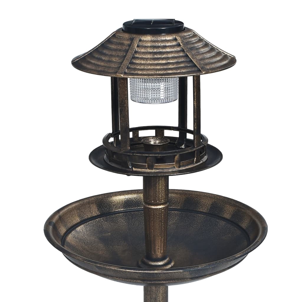 Decorative Birdbath with Solar Powered LED Lights Plastic- Bird Baths - HomeShopIreland - Home Shop Ireland - Bird Baths - Decorative Birdbath with Solar Powered LED Lights Plastic