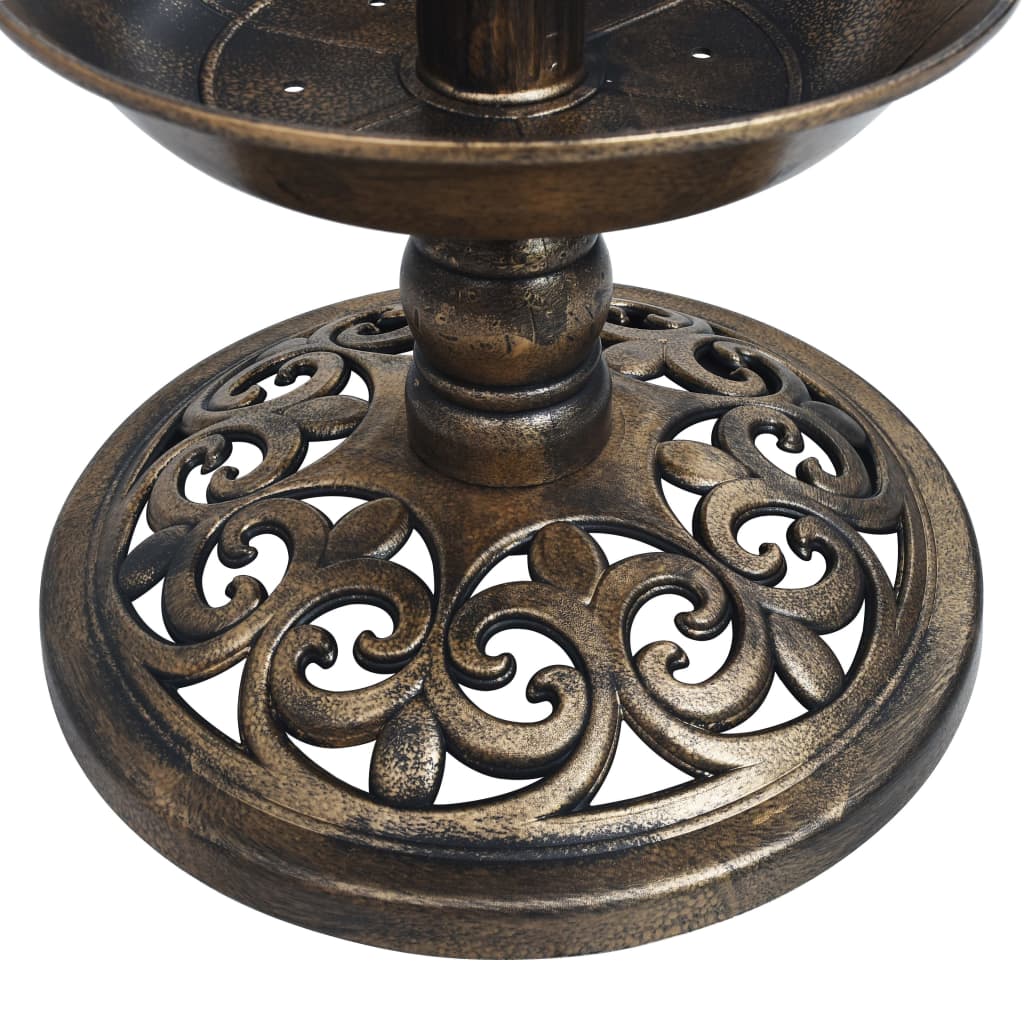 Decorative Birdbath with Solar Powered LED Lights Plastic- Bird Baths - HomeShopIreland - Home Shop Ireland - Bird Baths - Decorative Birdbath with Solar Powered LED Lights Plastic