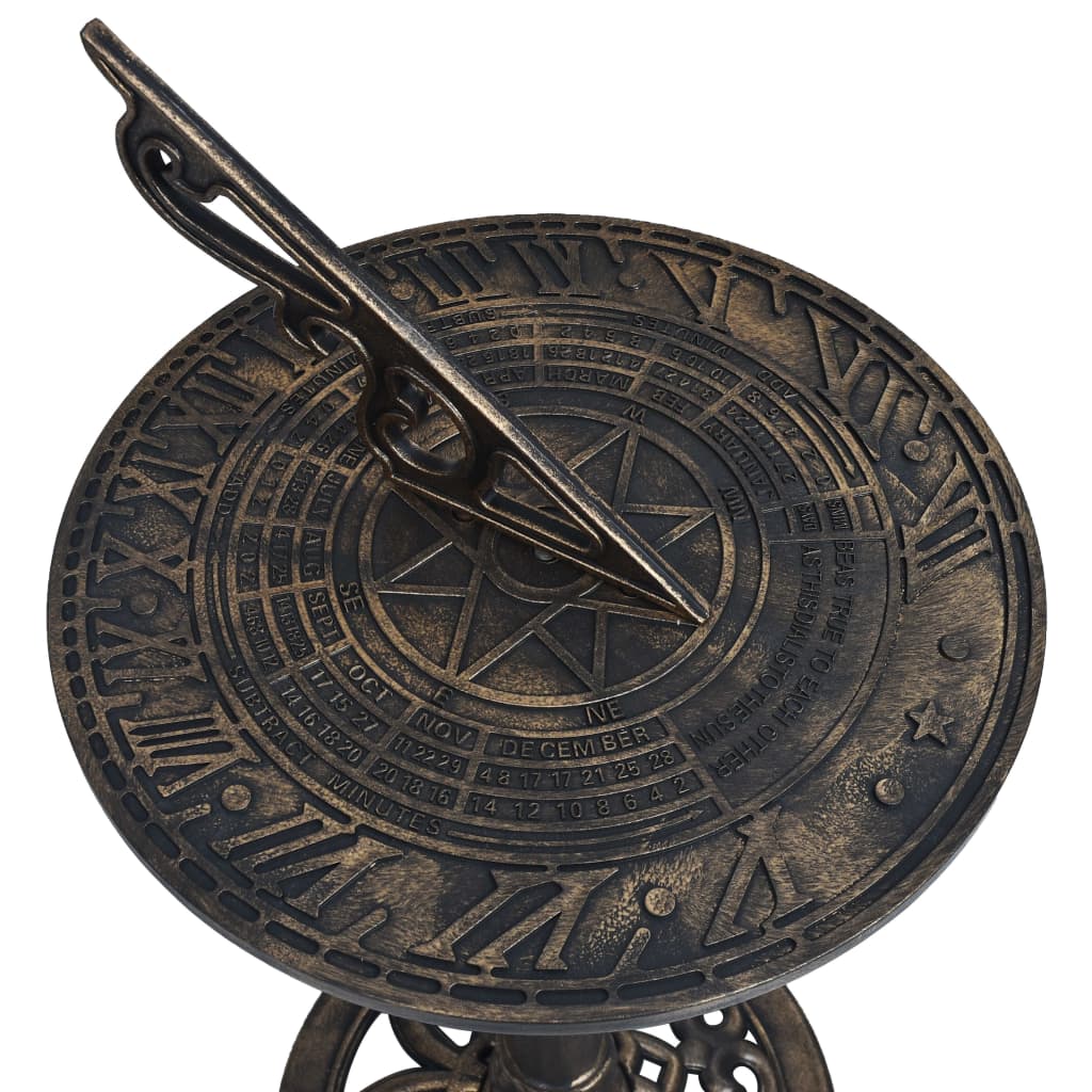 Sundial Bronze 35.5x82 cm Plastic- Sundials - HomeShopIreland - Home Shop Ireland - Sundials - Sundial Bronze 35.5x82 cm Plastic