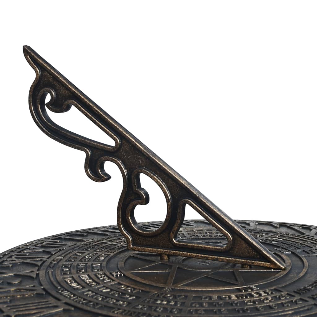 Sundial Bronze 35.5x82 cm Plastic- Sundials - HomeShopIreland - Home Shop Ireland - Sundials - Sundial Bronze 35.5x82 cm Plastic