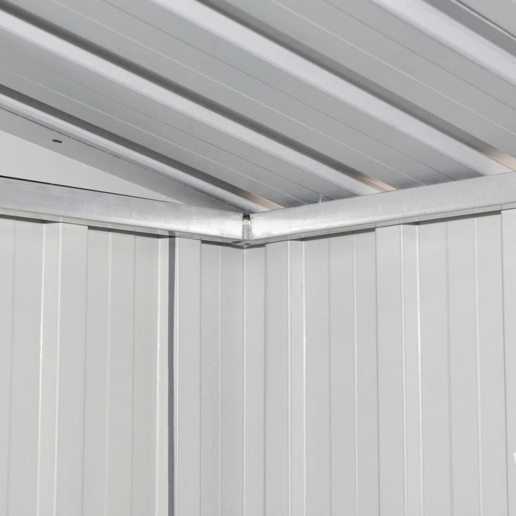 Garden Storage Shed Brown 204x132x186 cm Steel- Sheds, Garages & Carports - HomeShopIreland - Home Shop Ireland - Sheds, Garages & Carports - Garden Storage Shed Brown 204x132x186 cm Steel
