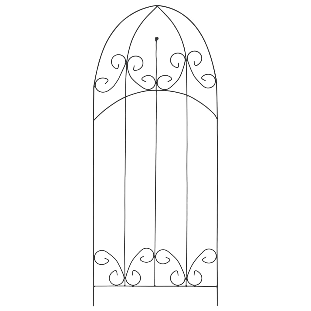 Plant Climbing Racks 3 pcs Black 40x100 cm Iron- Plant Stands - HomeShopIreland - Home Shop Ireland - Plant Stands - Plant Climbing Racks 3 pcs Black 40x100 cm Iron