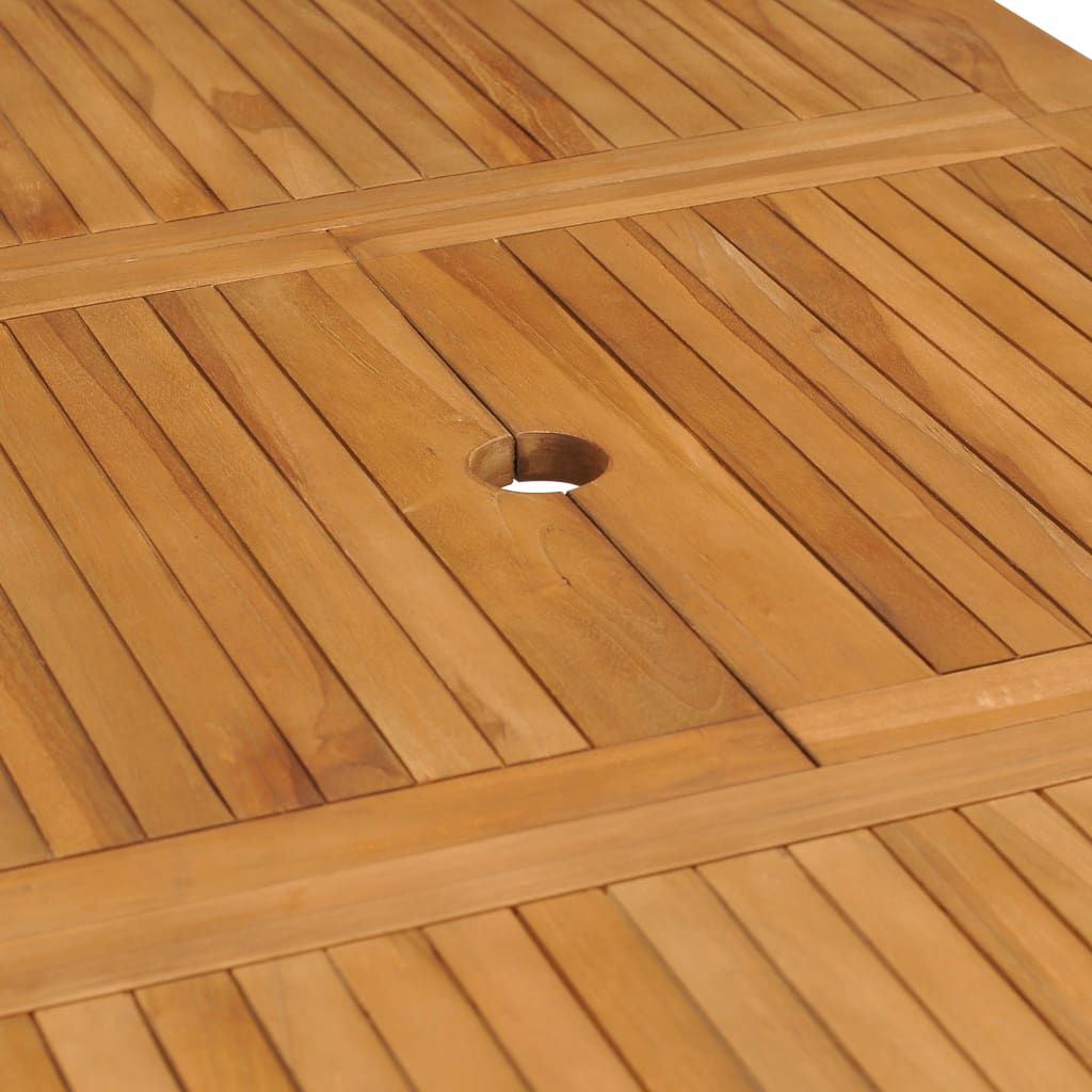 Extending Garden Table (110-160)x80x75cm Solid Teak Wood- Outdoor Tables - HomeShopIreland - Home Shop Ireland - Outdoor Tables - Extending Garden Table (110-160)x80x75cm Solid Teak Wood