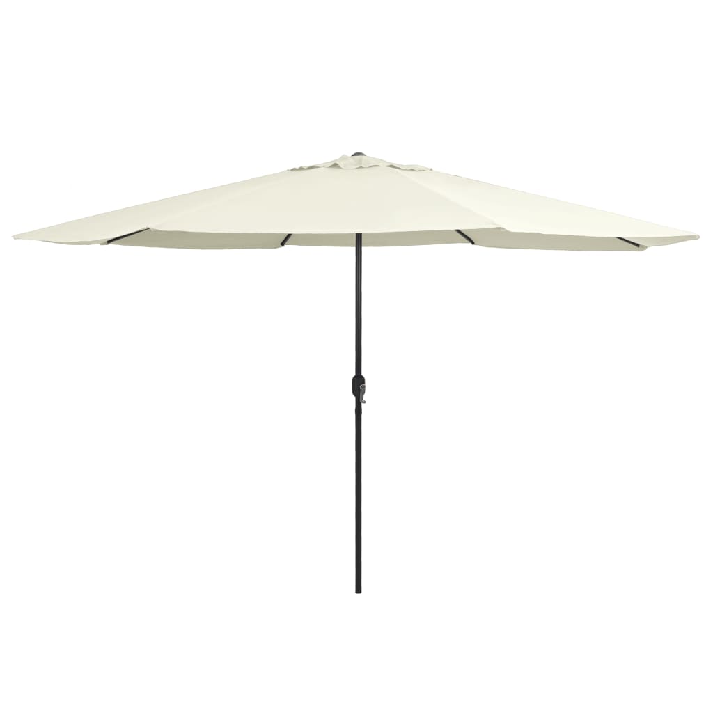 Outdoor Parasol with Metal Pole 400 cm Sand White- Outdoor Parasol with Metal Pole 400 cm Sand WGarden > Lawn & Garden > Outdoor Living > Outdoor Umbrellas & Sunshades>< - HomeShopIreland - Home Shop Ireland - Outdoor Parasol with Metal Pole 400 cm Sand WGarden > Lawn & Garden > Outdoor Living > Outdoor Umbrellas & Sunshades>< - Outdoor Parasol with Metal Pole 400 cm Sand White