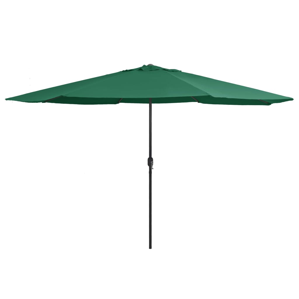 Outdoor Parasol with Metal Pole 400 cm Green- Outdoor Umbrellas & Sunshades - HomeShopIreland - Home Shop Ireland - Outdoor Umbrellas & Sunshades - Outdoor Parasol with Metal Pole 400 cm Green