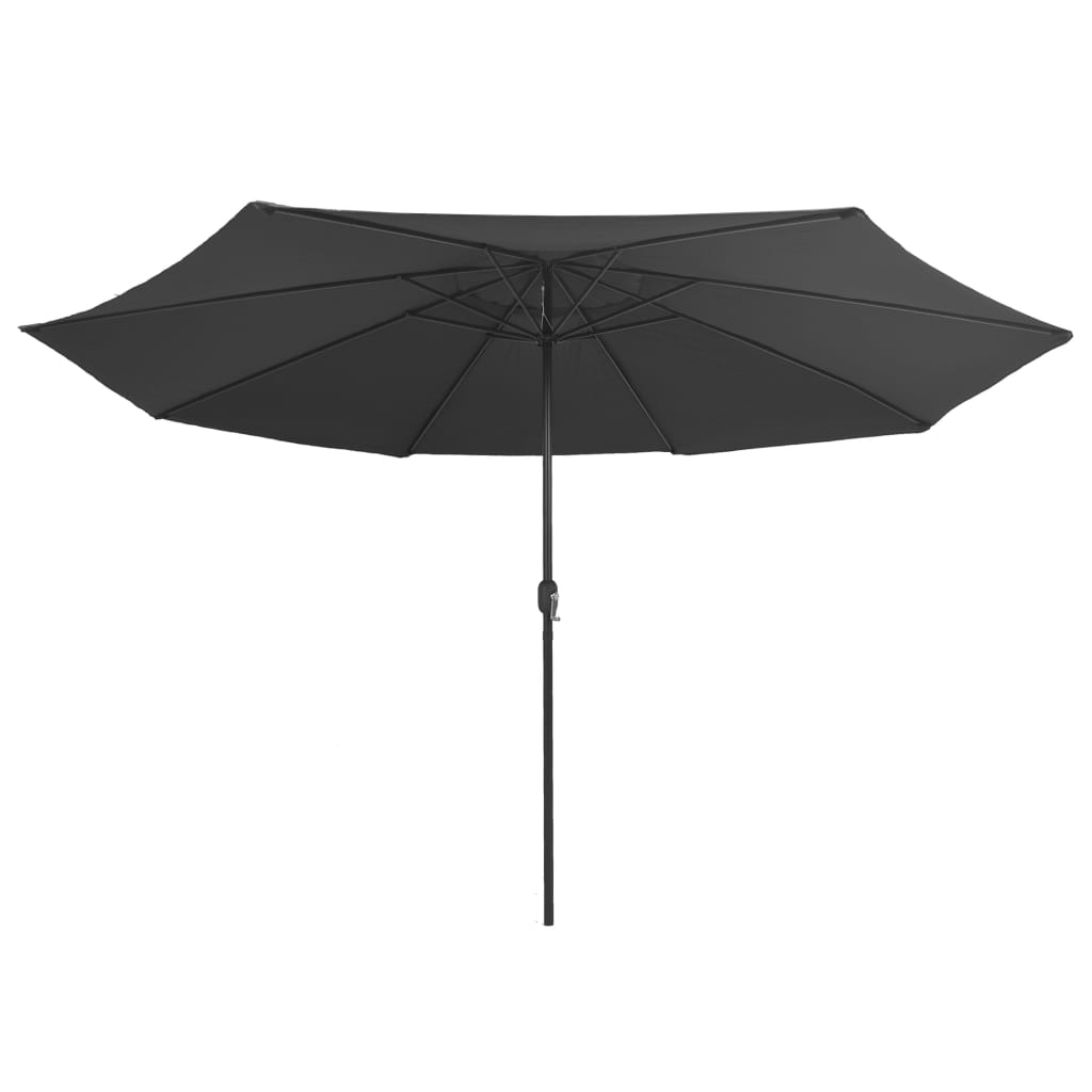 Outdoor Parasol with Metal Pole 400 cm Anthracite- Outdoor Umbrellas & Sunshades - HomeShopIreland - Home Shop Ireland - Outdoor Umbrellas & Sunshades - Outdoor Parasol with Metal Pole 400 cm Anthracite