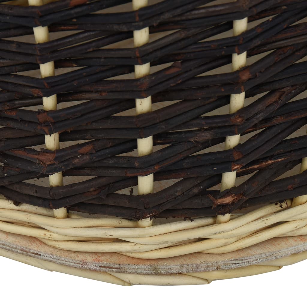 Firewood Backpack with Carrying Belts 50x44x58 cm Natural Willow- Log Racks & Carriers - HomeShopIreland - Home Shop Ireland - Log Racks & Carriers - Firewood Backpack with Carrying Belts 50x44x58 cm Natural Willow