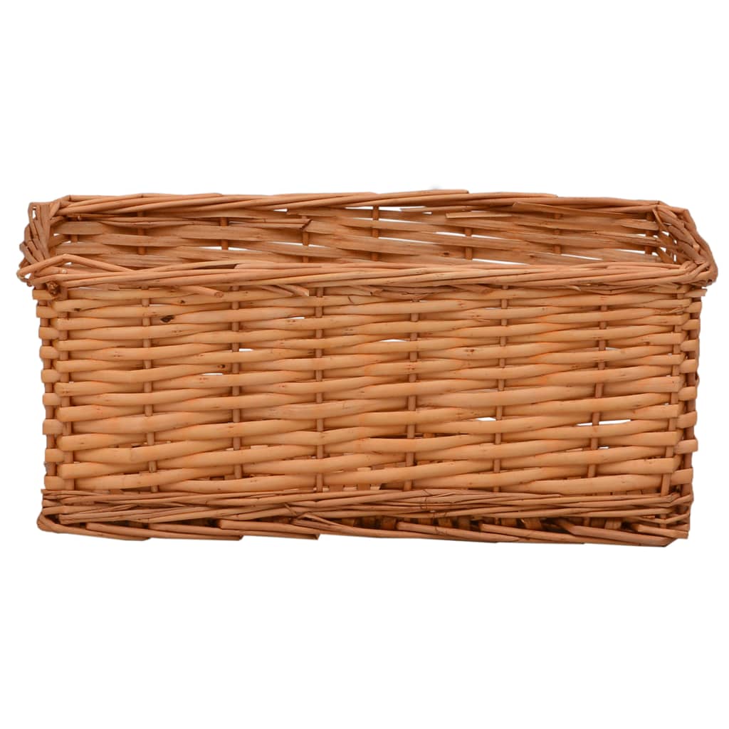 4 Piece Stackable Basket Set Brown Willow- Household Storage Boxes - HomeShopIreland - Home Shop Ireland - Household Storage Boxes - 4 Piece Stackable Basket Set Brown Willow