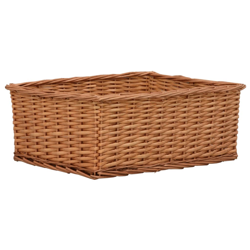 4 Piece Stackable Basket Set Brown Willow- Household Storage Boxes - HomeShopIreland - Home Shop Ireland - Household Storage Boxes - 4 Piece Stackable Basket Set Brown Willow