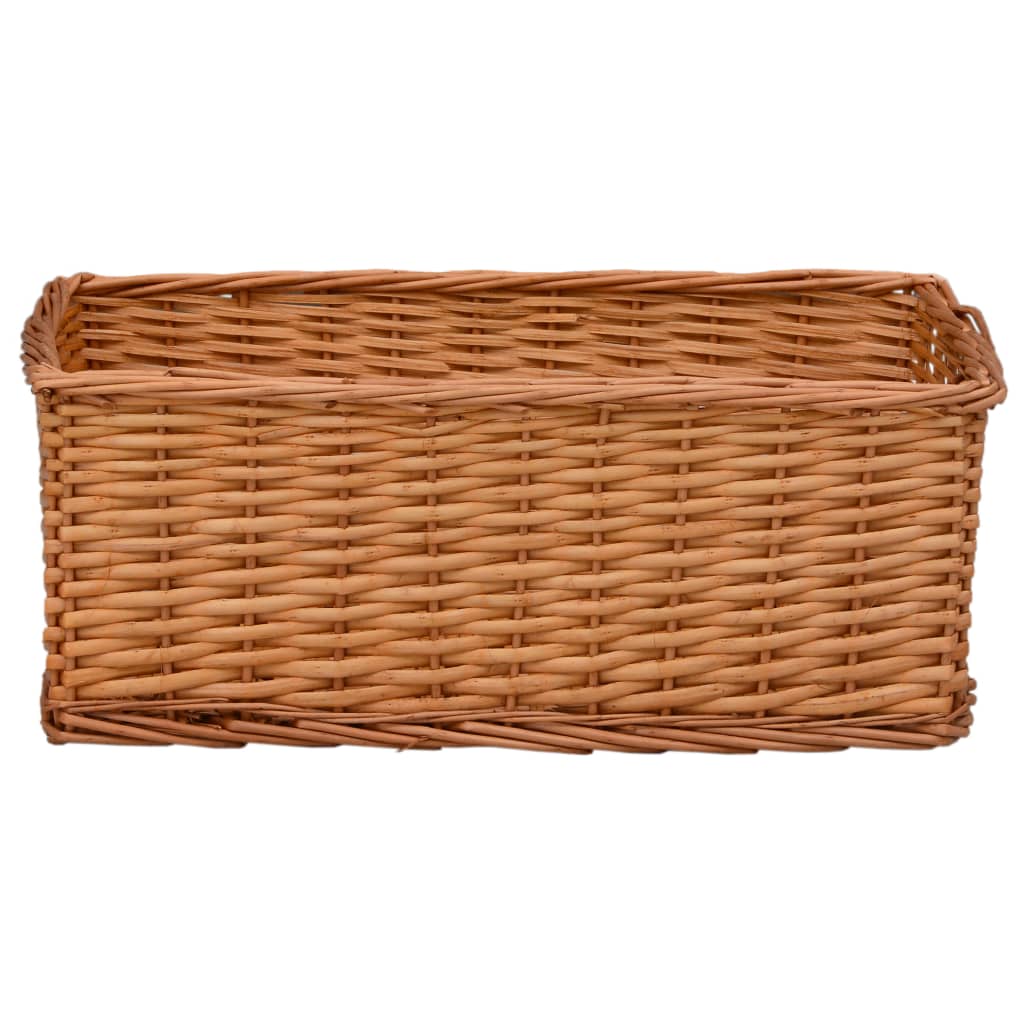4 Piece Stackable Basket Set Brown Willow- Household Storage Boxes - HomeShopIreland - Home Shop Ireland - Household Storage Boxes - 4 Piece Stackable Basket Set Brown Willow