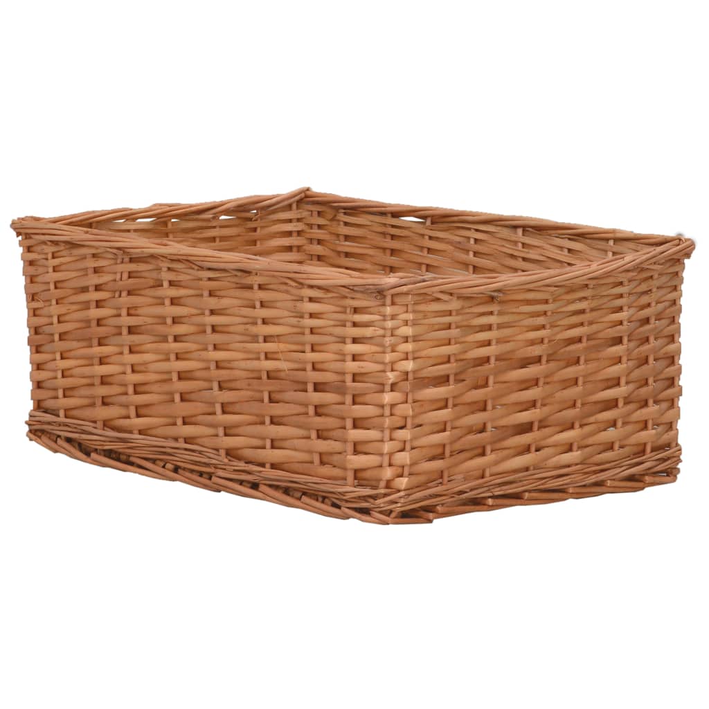4 Piece Stackable Basket Set Brown Willow- Household Storage Boxes - HomeShopIreland - Home Shop Ireland - Household Storage Boxes - 4 Piece Stackable Basket Set Brown Willow
