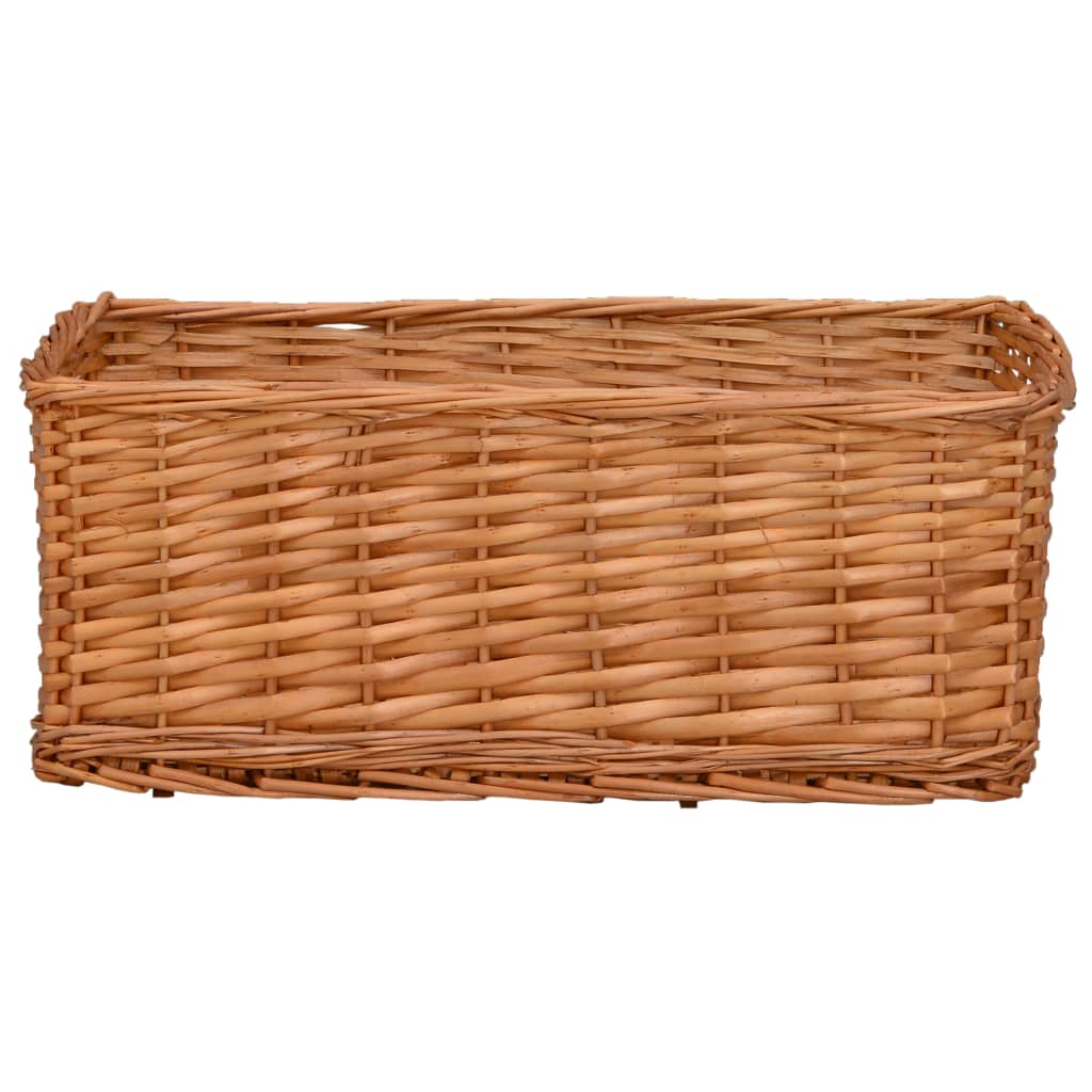 4 Piece Stackable Basket Set Brown Willow- Household Storage Boxes - HomeShopIreland - Home Shop Ireland - Household Storage Boxes - 4 Piece Stackable Basket Set Brown Willow